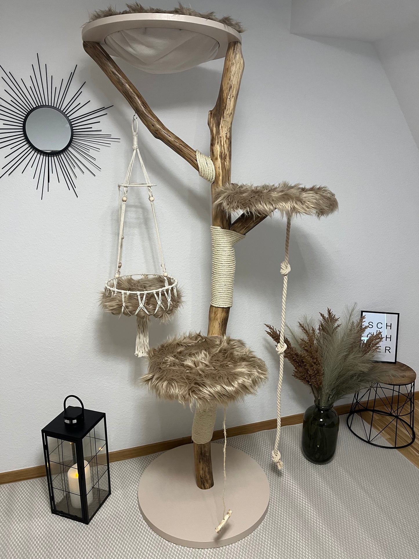 Kratzbaum Naturholz Größe L