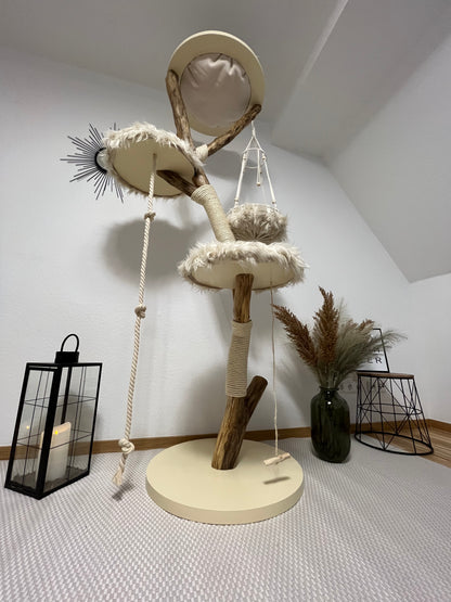 Kratzbaum Naturholz Größe L